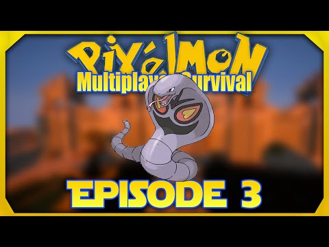 Minecraft Pixelmon 4.2.0 - Episode 3 - Base Creation (Pixelmon 1.8 Survival)