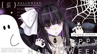 【Karaoke/歌枠】Happy Halloween Singing Stream🎃💜【VTuber/凛々咲 Ririsya】
