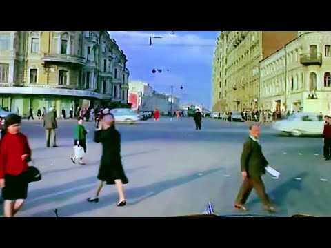 1965 Moscow in 60FPS / Soviet Russia in the 1960s - British Pathé
