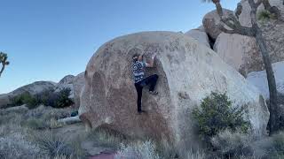 Video thumbnail of Mahogany , V2. Joshua Tree
