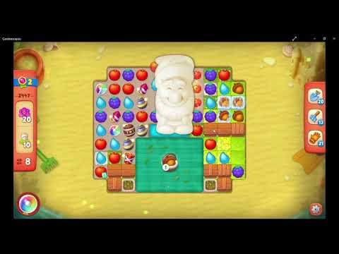 Gardenscapes Level 2447 - No Boosters