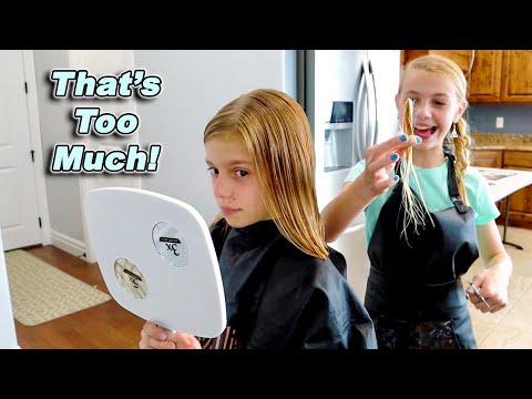 Savannah's FIRST Time Cutting Hair!