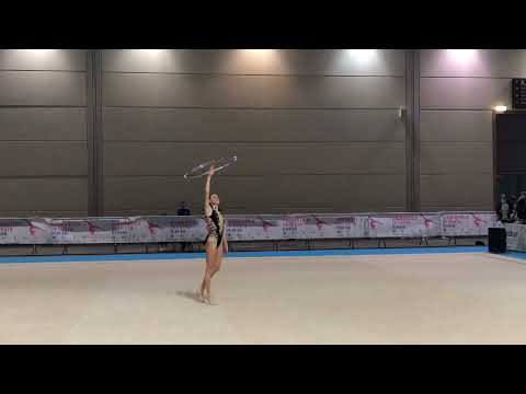 Sofia G campionato nazionale Silver Lc Senior cerchio seconda classificata