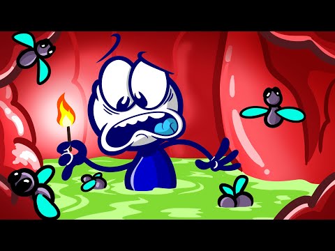 Pencilmate Gets Eaten! -in- PASTA POINT OF NO RETURN - Pencilmation Cartoons for Kids