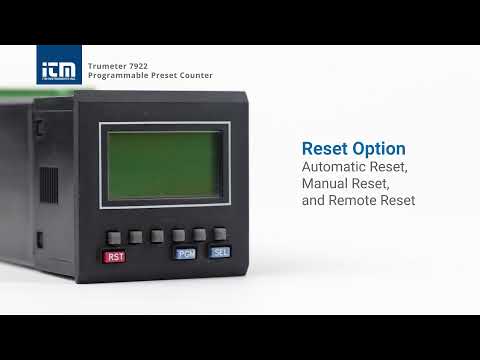 Introducing the Trumeter 7922 Programmable Preset Counter