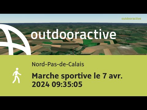 Vidéo 3D interactive: Marche sportive le 7 avr. 2024 09:35:05
