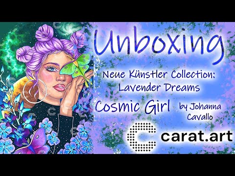 Diamond Painting Unboxing | Carat.Art | Lavender Dreams | Cosmic Girl by Johanna Cavallo