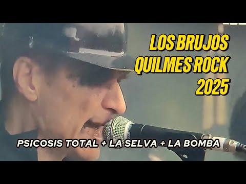 LOS BRUJOS - PSICOSIS TOTAL + LA SELVA + LA BOMBA - en vivo TECNÓPOLIS