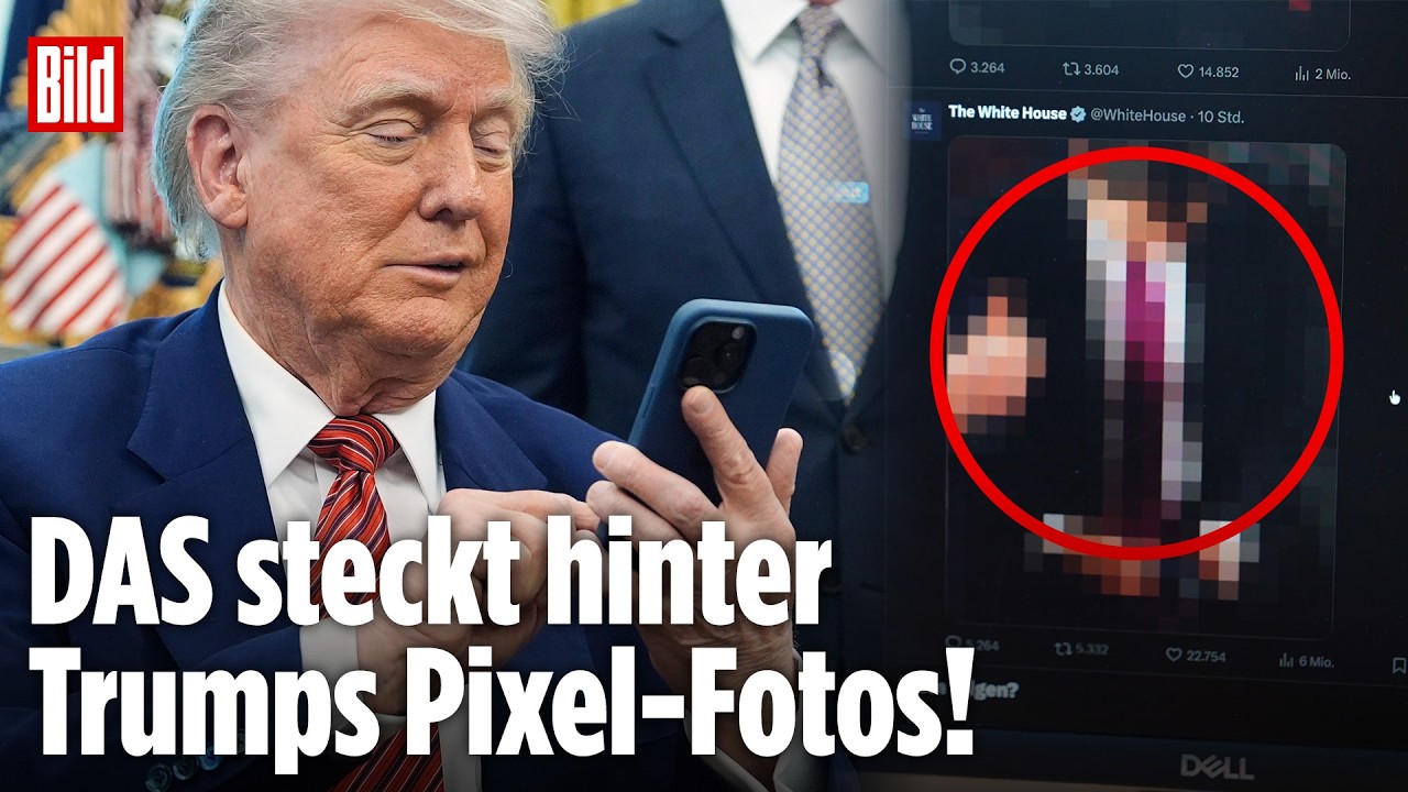 USA: Weißes Haus postet mysteriöse Fotos auf X! Hackerangriff oder Marketing für Trump?