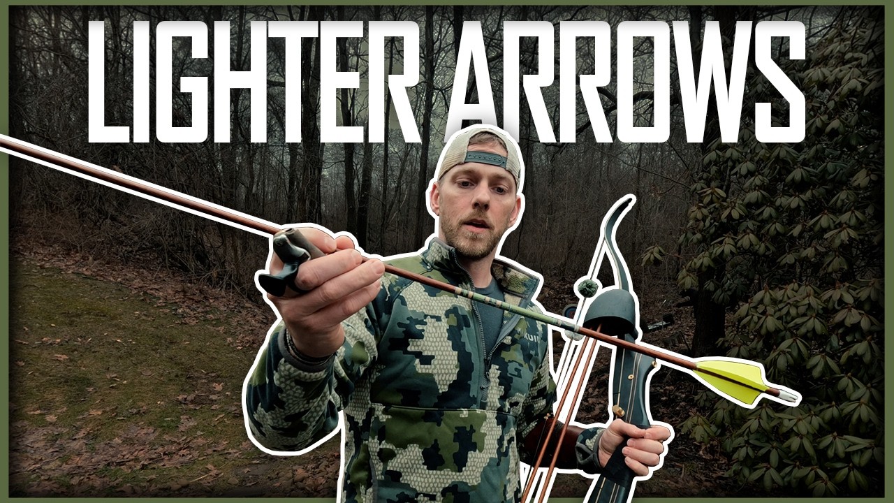 SHOOTING MY BLACK WIDOW AND LIGHT ARROWS | 100 GRAINS LIGHTER!