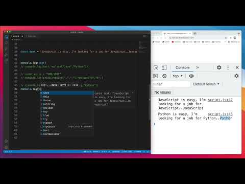 Javascript Replace Method And Toupercase Tolowercase