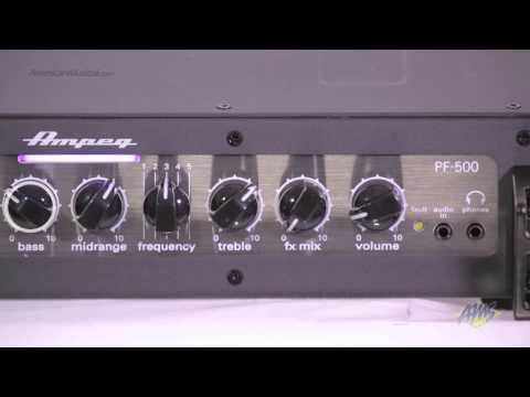 Ampeg Portaflex 500W Class D Bass Head 120V US image 7
