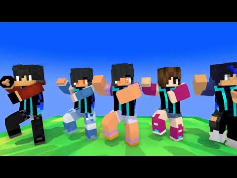 MONSTER SCHOOL:GANGNAM STYLE ICE APHMAU,JULIA,AARON - MINECRAFT ANIMATION
