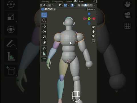 Quick Tutorial : Creating a Human Base in Blender