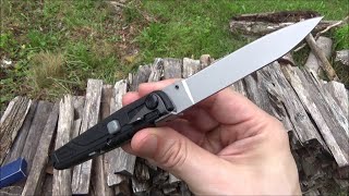 Generic EDC Button Lock Folder ($20) Knife Review - Is It Worth $20? Find Out On My Wood Pile :D