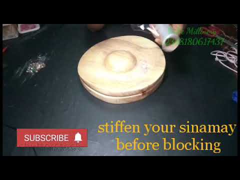 HOW TO MOULD block D (Hat making)