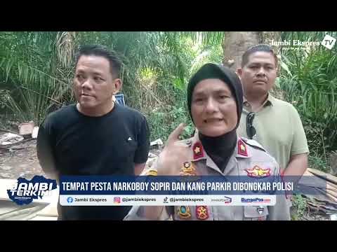 POLISI BONGKAR PONDOK TEMPAT PESTA NARKOBOY 