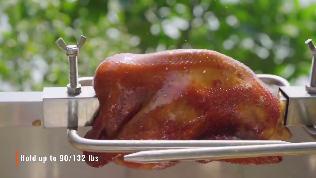 VEVOR Barbecue à Cochon de Lait Agneau Rôtissoire Électrique 52 W 90 kg