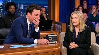 Jimmy Fallon IN TEARS When Barbra Streisand Suddenly Falls Silent After Hearing This Recording
