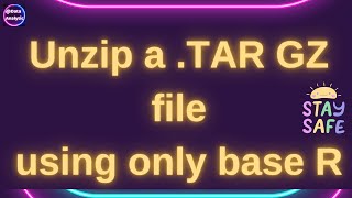 Download the video "R Programming: Unzip a TAR GZ file in R"