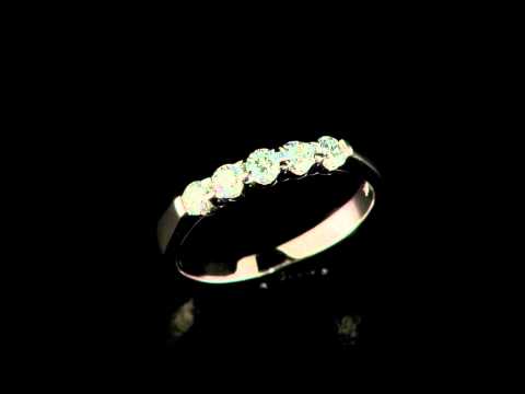 Eternal Light Diamonds (5 Stone Wedding Band)