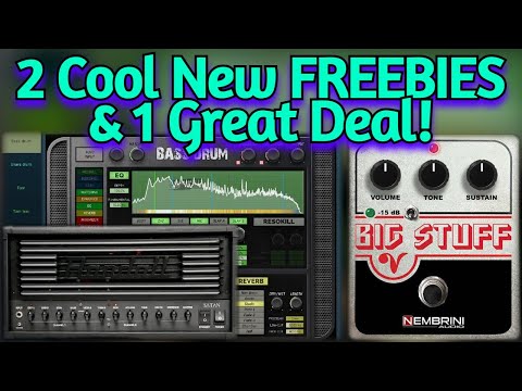 2 New FREE VSTs & 1 Vst Deal - Ola Englund, Nembrini, Melda (MDrumStrip, Randall Satan & Big Stuff)