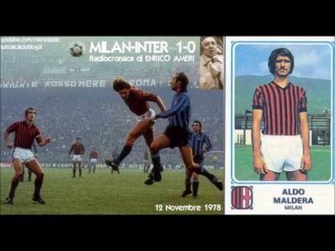 Milan-Inter 1-0 (12/11/1978) Radiocronaca di Enrico Ameri (Tutto il calcio minuto per minuto)