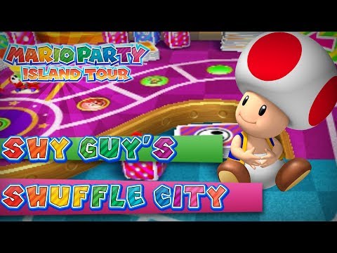 Mario Party Island Tour - Shy Guy's Shuffle City (4-Player)