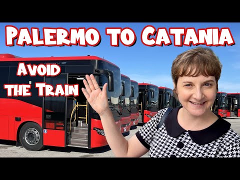 How to Get from Palermo to Catania by bus (do not take the train!)
