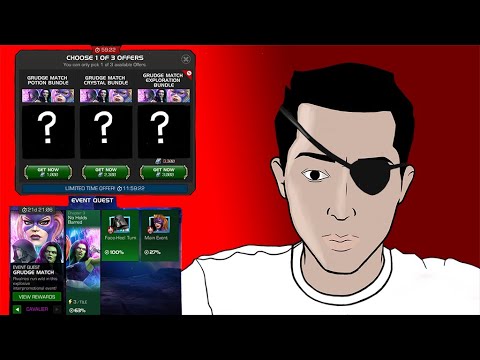 Completion rewards, unit special, Event Quest GRUDGE MATCH. mcoc marvels contest of champions