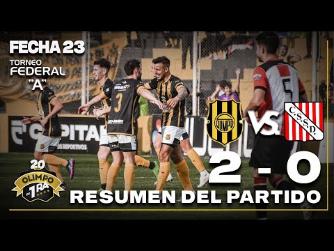 Resumen Olimpo vs Sansinena   Fecha 23   Federal A