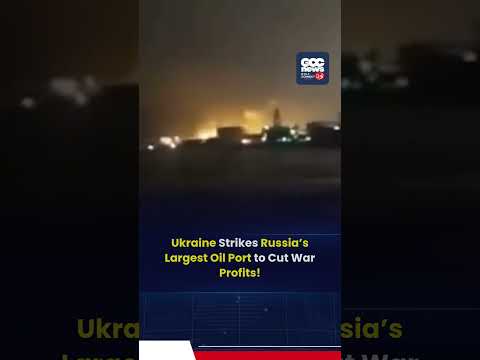 Ukraine Strikes Russia’s Largest Oil Port | Massive Fire at Primorsk Terminal | Global Oil Impact