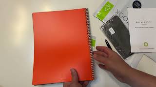 Unboxing #Rocketbook #Planner & #Notebook, #Fusion : #Reusable Smart Planner & Notebook