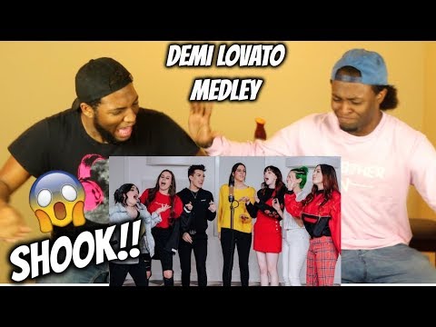 Demi Lovato Medley ft. James Charles - Sister Sing-Off! WE WENT CRAZY!! (REACTION!!)