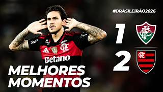 FLUMINENSE 1 X 2 FLAMENGO | MELHORES MOMENTOS | BRASILEIRÃO (12/04/26)
