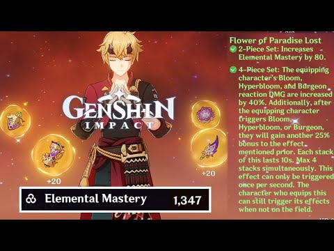 Burgeon Thoma Showcase with 4pc Flower of Paradise Lost | Genshin Impact 3.3 NEW Artifact Set