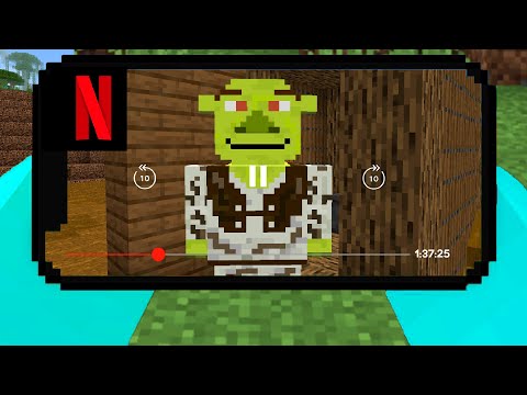 I created Shrek in Minecraft