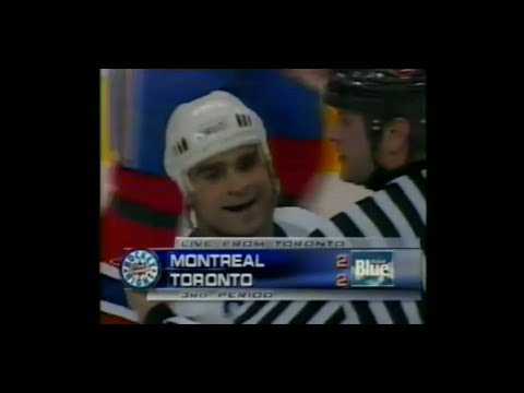 Canadiens - Maple Leafs rough stuff 2/20/99