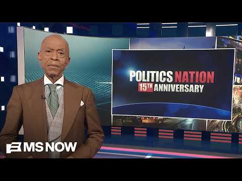 PoliticsNation celebrates 15 years on the air, marking a milestone for Rev. Al Sharpton