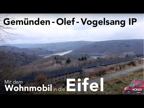 Im Nationalpark Eifel mit dem Wohnmobil: Gemünd, Olef, Internationaler Platz Vogelsang  #CK63 4K