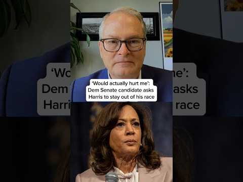 'Would actually hurt me': Dem Senate candidate asks Harris to stay out of race