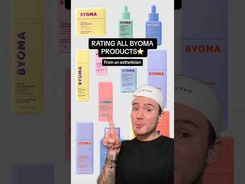 RATING ALL BYOMA PRODUCTS!😱 (folow for more💗) #skincare #skincareroutine #skin #beauty #beautytips