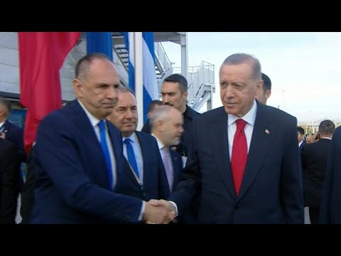 Video Thumbnail: Turkish President Recep Tayyip Erdogan arrives in Athens | AFP