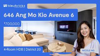 Singapore HDB | 646 Ang Mo Kio Avenue 6 | 4-Room HDB | $700,000 | bleubricks By PLB | Nicole