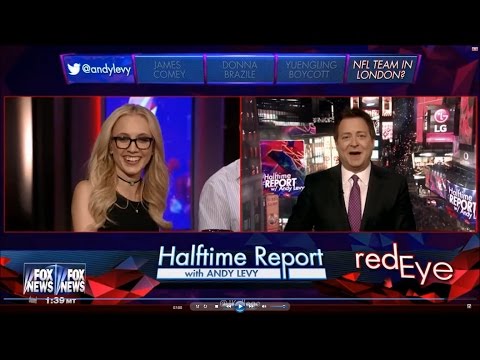 11-01-16 Kat Timpf on Red Eye - Halftime Report w/ Andy Levy