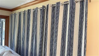 DriftAway Chris Vertical Striped Linen Blackout Drapes
