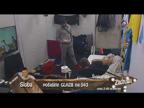 Zadruga - Miki propituje Boru Santanu - 16.02.2018.