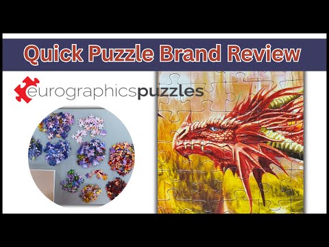 A Quick Review of Eurographics - 500 Large Piece Jigsaw Puzzle 🐉
