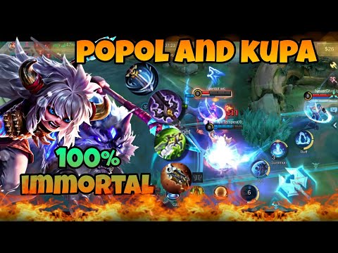 Popol and kupa immortal global build MLBB the real Monster of the ML@gameplayproplayer #mlbb