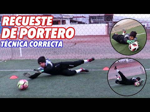 LANZARSE A RAS DE PISO (PORTERO) | TÉCNICA CORRECTA |  RECUESTE DE PORTERO | Tips para Porteros
